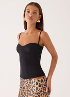 Ame Underwire Top - Black