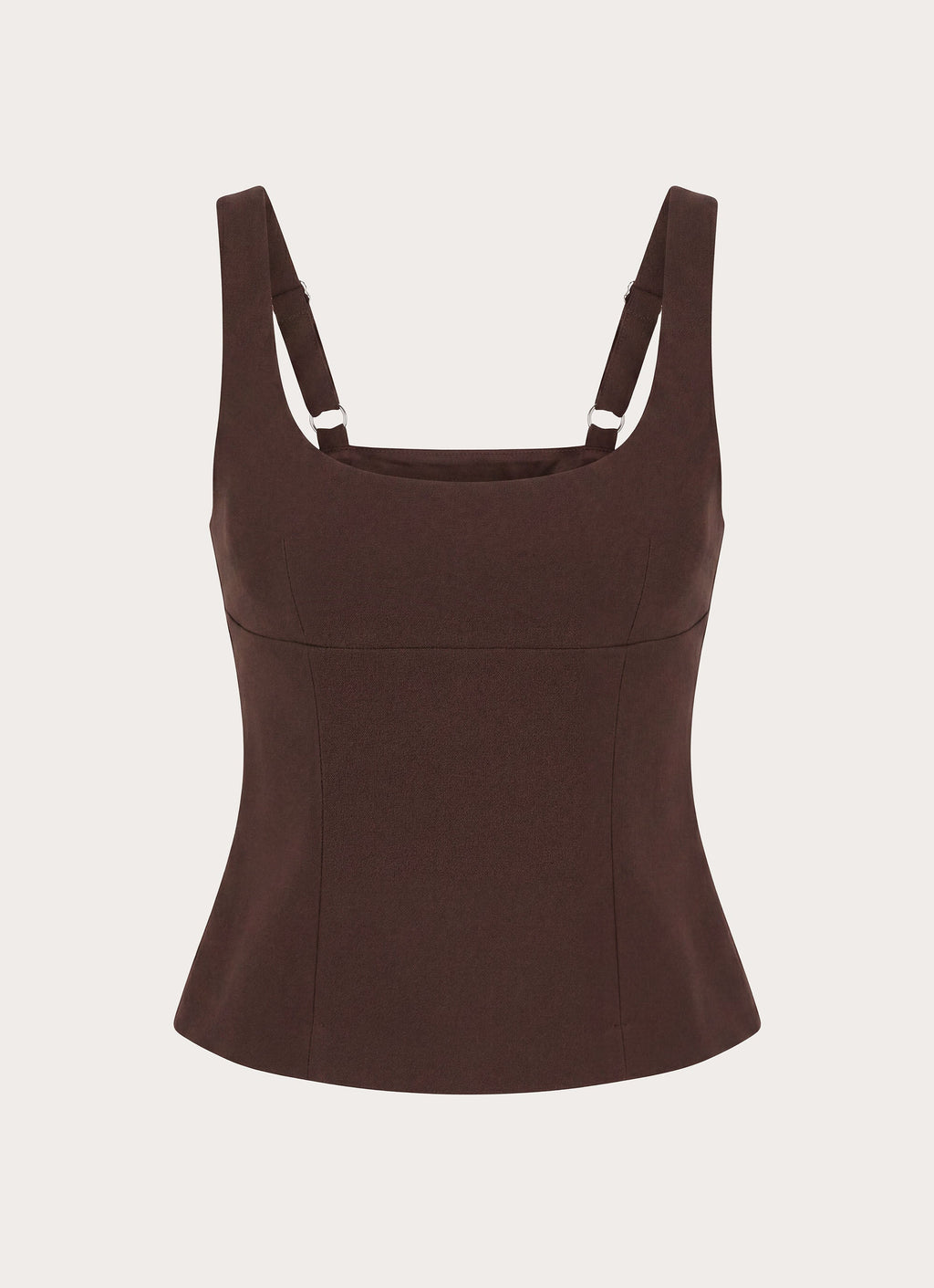 Autrey Suiting Top - Chocolate