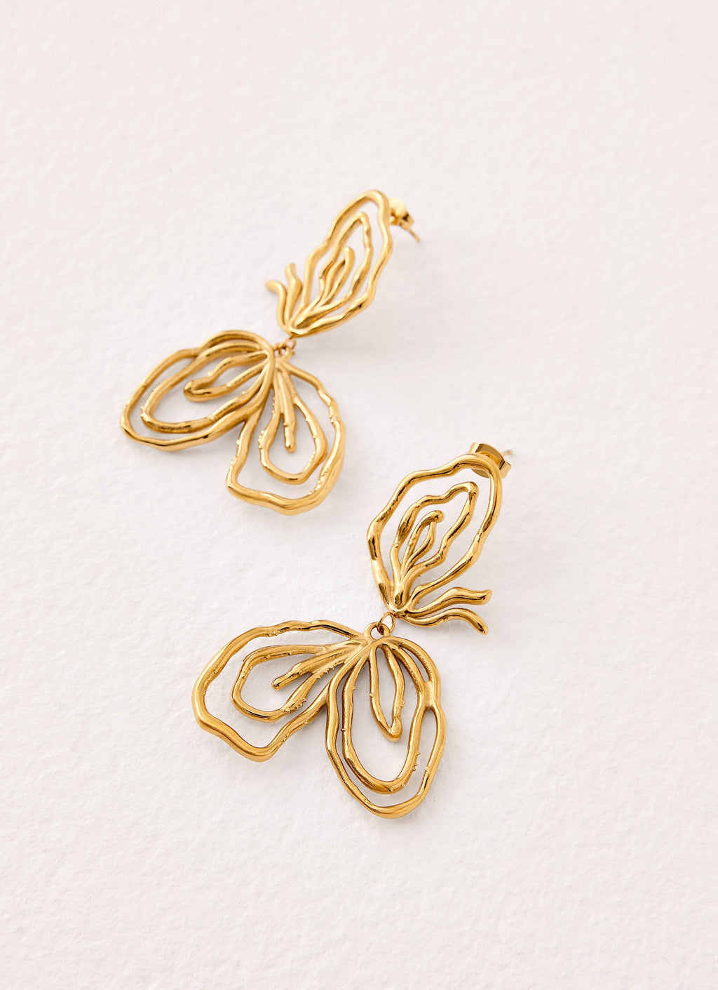 Blooming Light Earrings - Gold