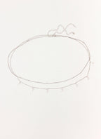 Blush Pearl Belly Chain - Silver