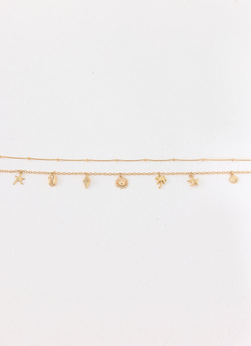 Ciao Charm Belly Chain - Gold