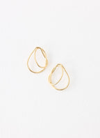 Cloudform Earrings - Gold