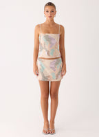 Elyna Beaded Top - Swirl Sequin