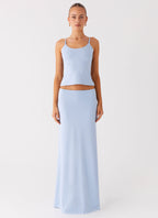 Garrix Bead Cami Top - Baby Blue