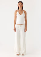 Henry Low Rise Pant - Ivory