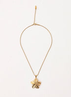 Hibiscus Gold Necklace - Gold