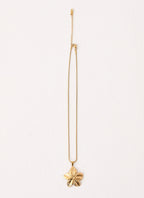 Hibiscus Gold Necklace - Gold