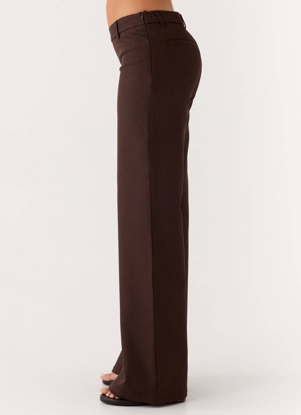 Hot As Ice Low Rise Pants - Chocolate