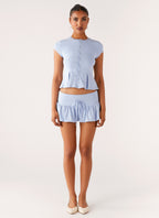 Landon Mini Skort - Blue