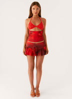 Landon Mini Skort - Scarlet Blur
