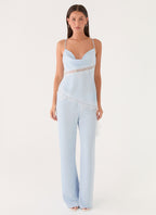 Melisana Cowl Top - Blue