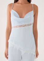 Melisana Cowl Top - Blue