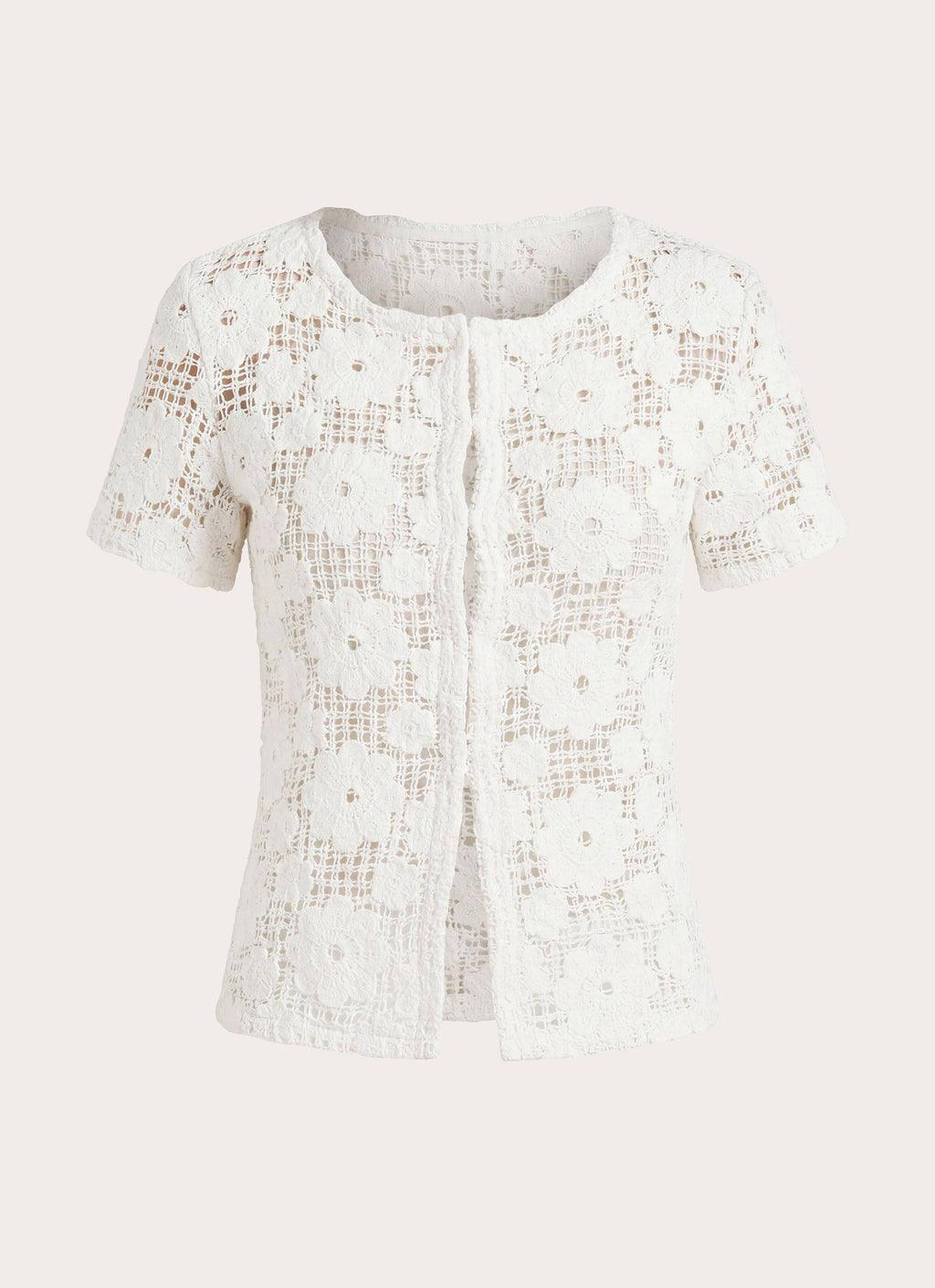 Nyxie Crochet Top - White