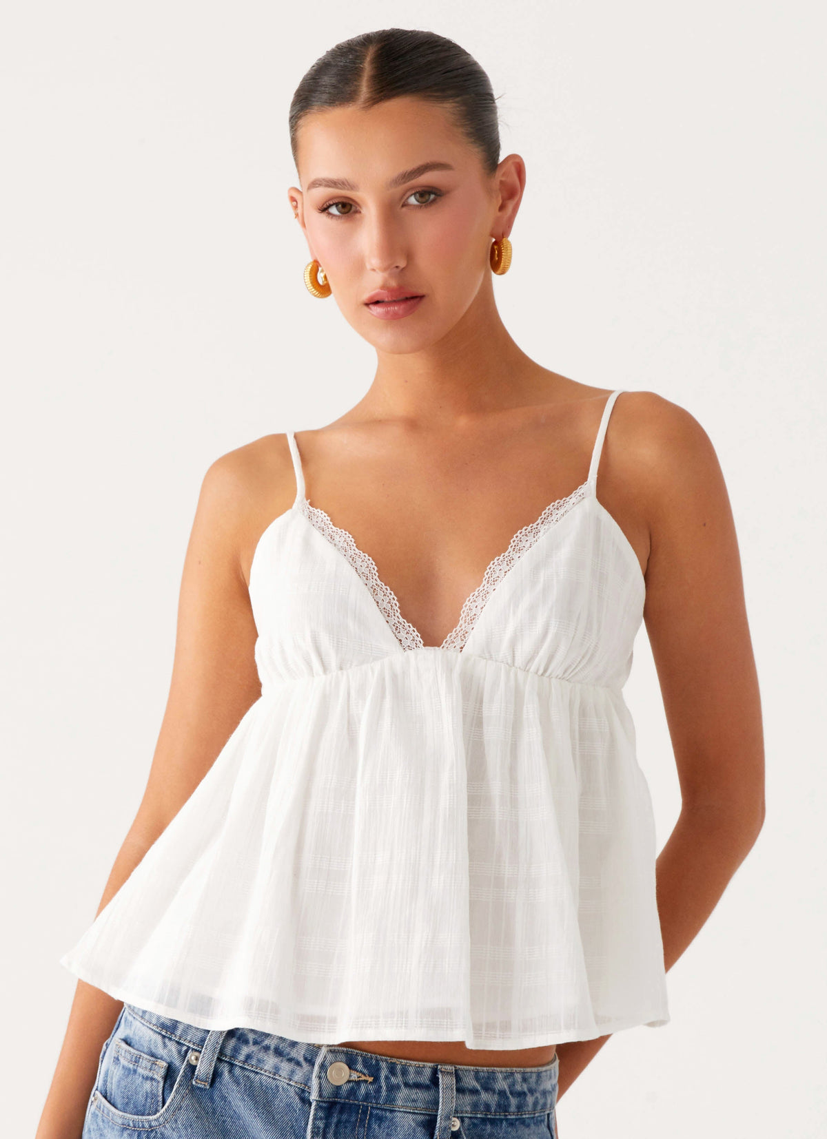 Obliviate Cami Top - White