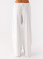 Oska Drawstring Pants - White