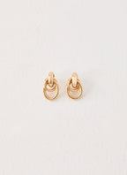Plus One Earrings - Gold
