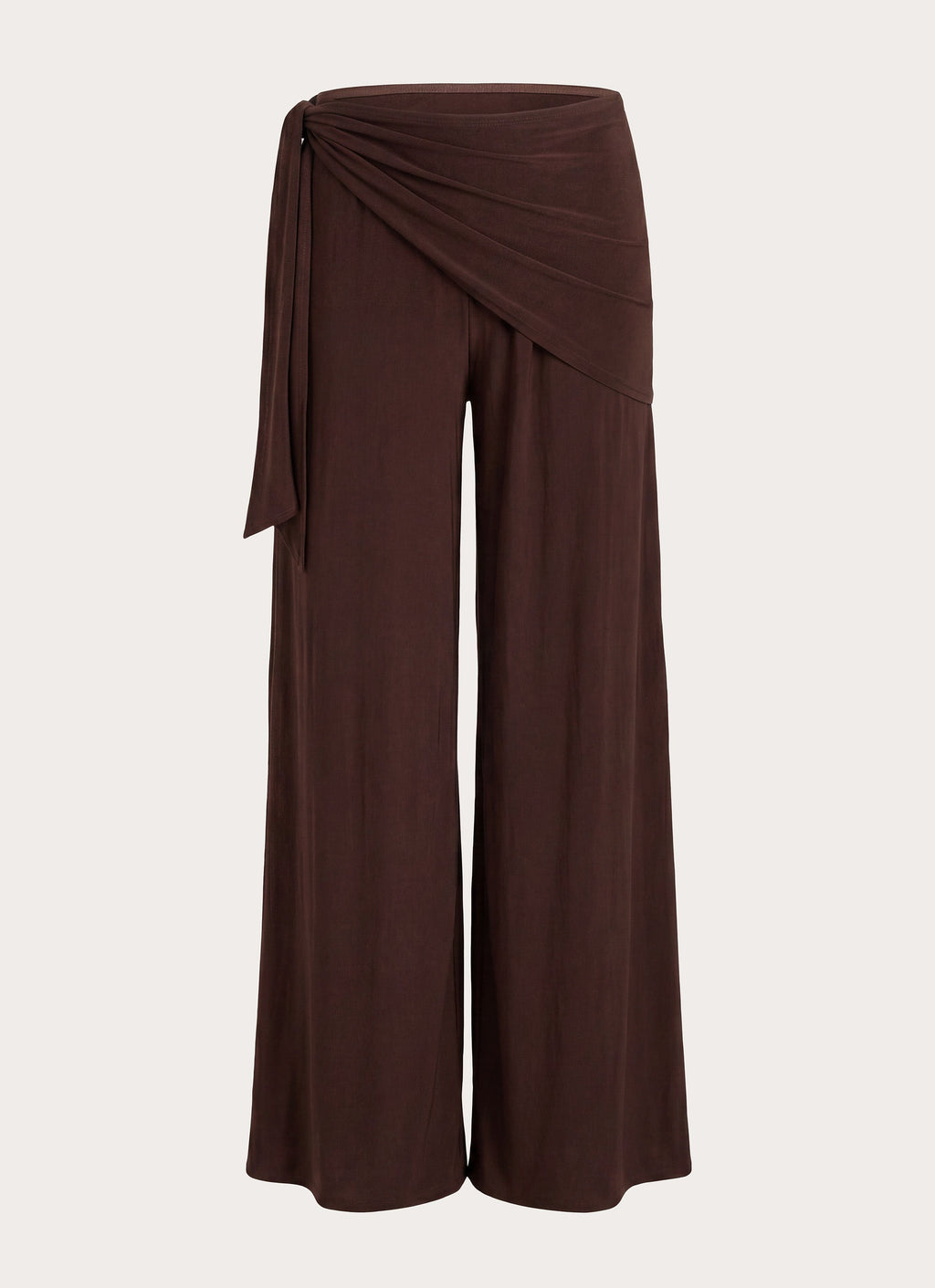 Riyan Waist Scarf Pant - Chocolate