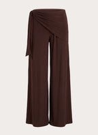 Riyan Waist Scarf Pant - Chocolate