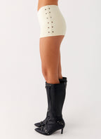 Roxy Mini Shorts - Muted Yellow