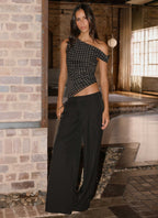 Samuel Low Rise Suiting Pants - Black
