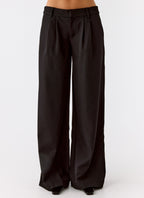 Samuel Low Rise Suiting Pants - Black
