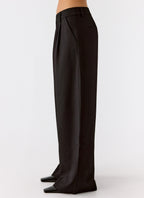 Samuel Low Rise Suiting Pants - Black