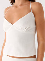 Sangria Top - White