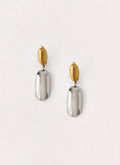 Second Nature Earrings - Gold/Silver Metal