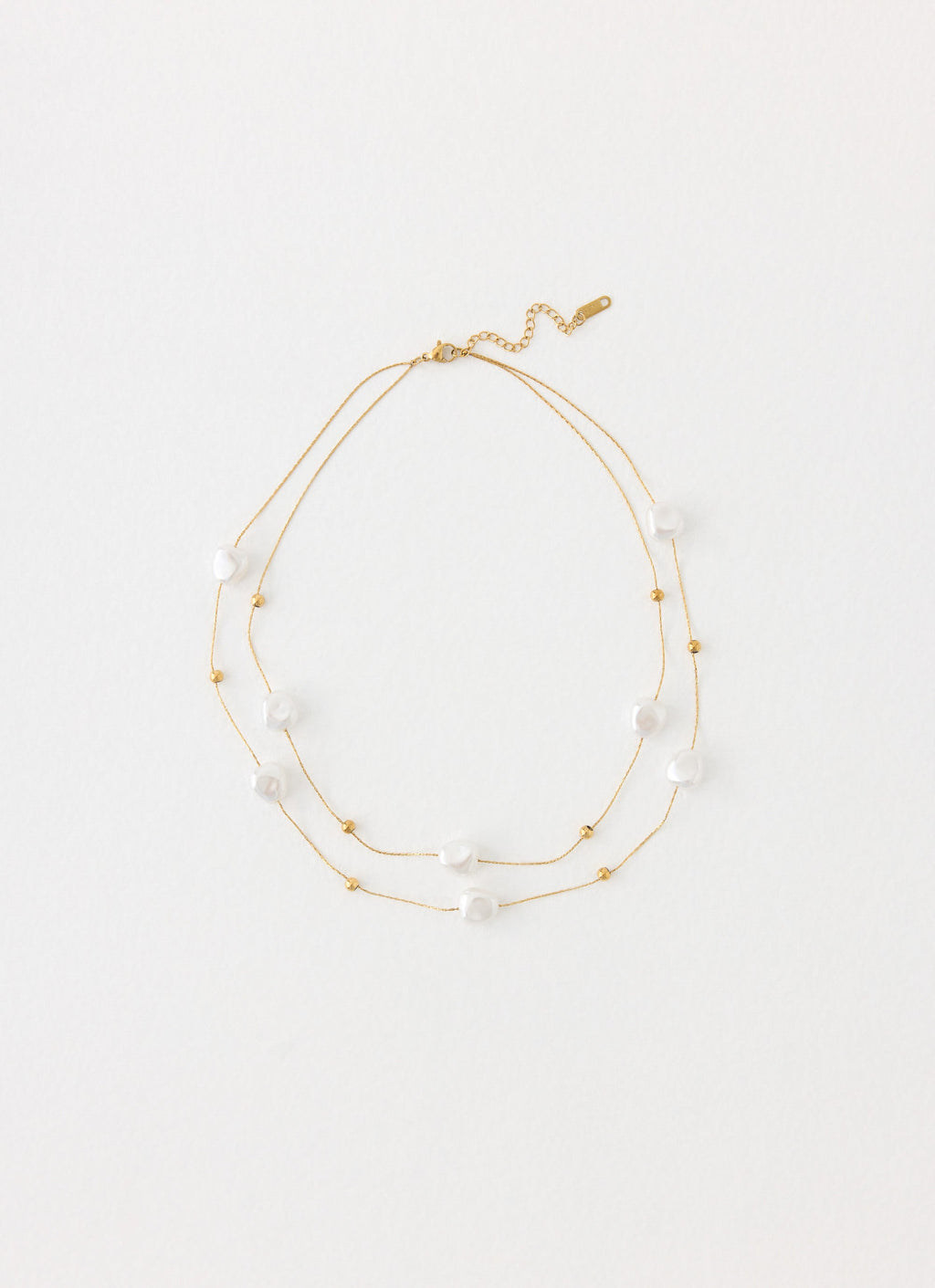 Serena Pearl Necklace - Pearl/Gold