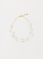 Serena Pearl Necklace - Pearl/Gold