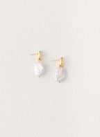 Soft Ember Earrings - Pearl