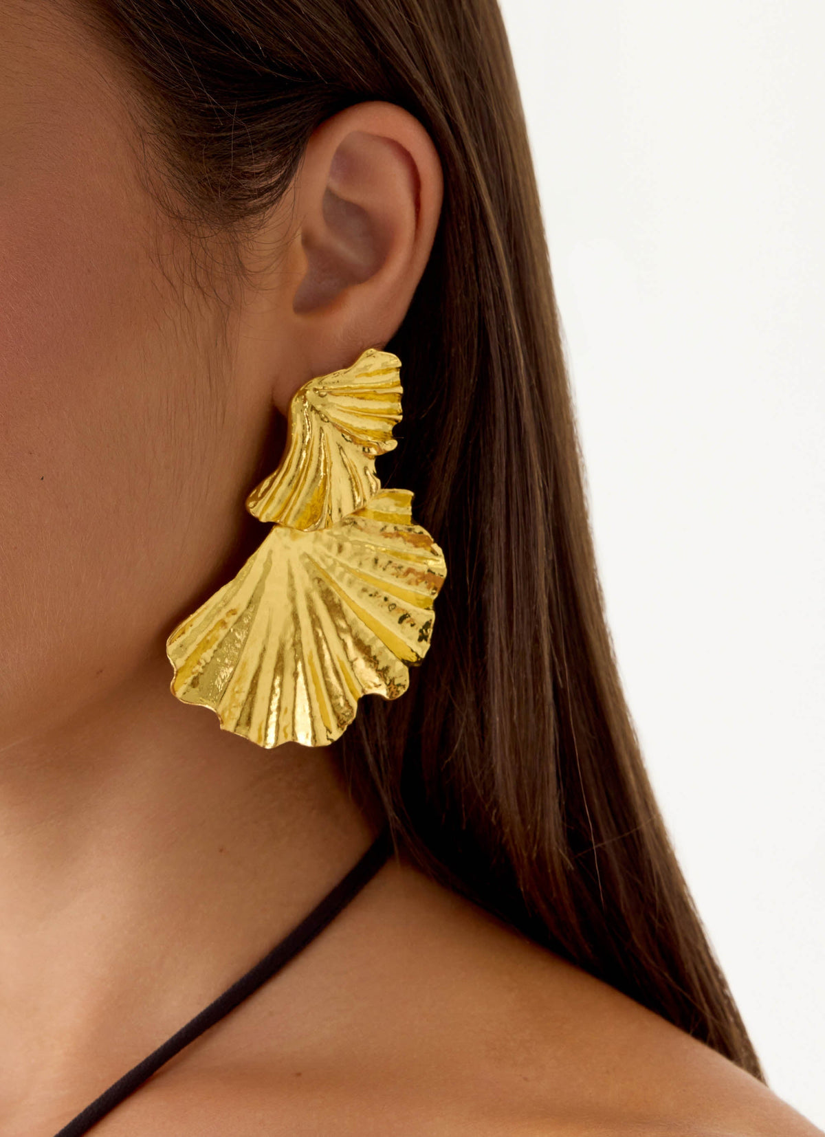 Spring Whisper Earrings - Gold
