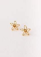 Sunpetal Earrings - Gold