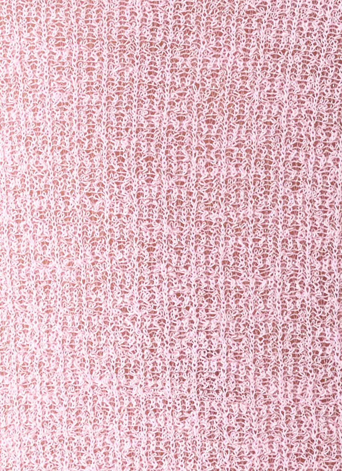 Telling Me Shimmer Knit Top - Pink