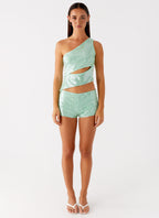 Travis Sequin Top - Sage