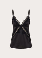 Winona Night Cami Top - Black