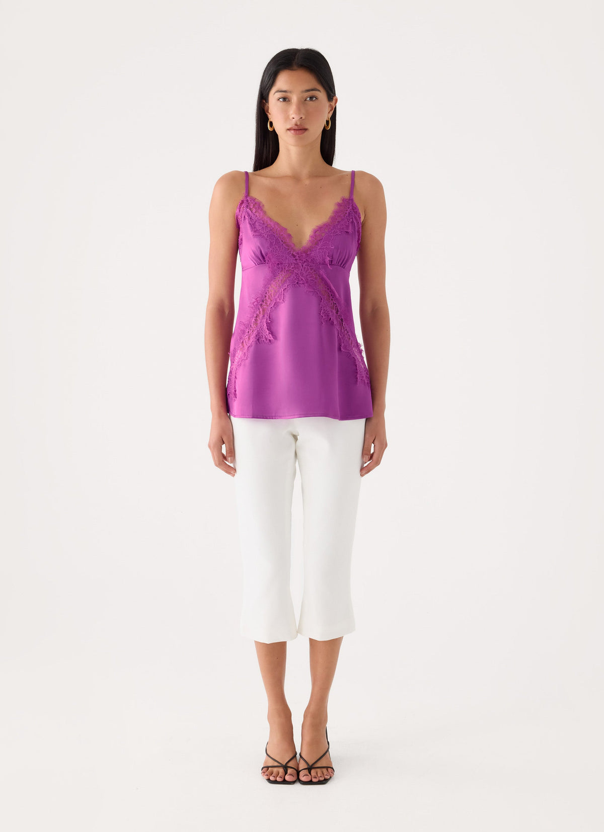 Winona Night Cami Top - Purple