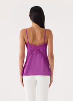 Winona Night Cami Top - Purple