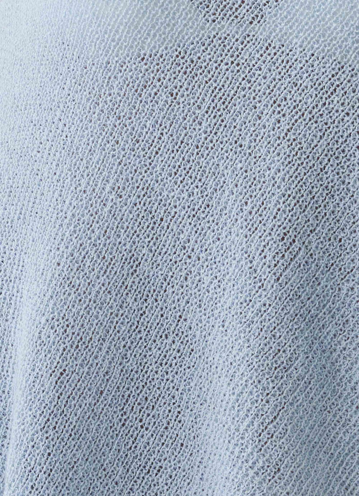 Yas Knit Cape - Blue